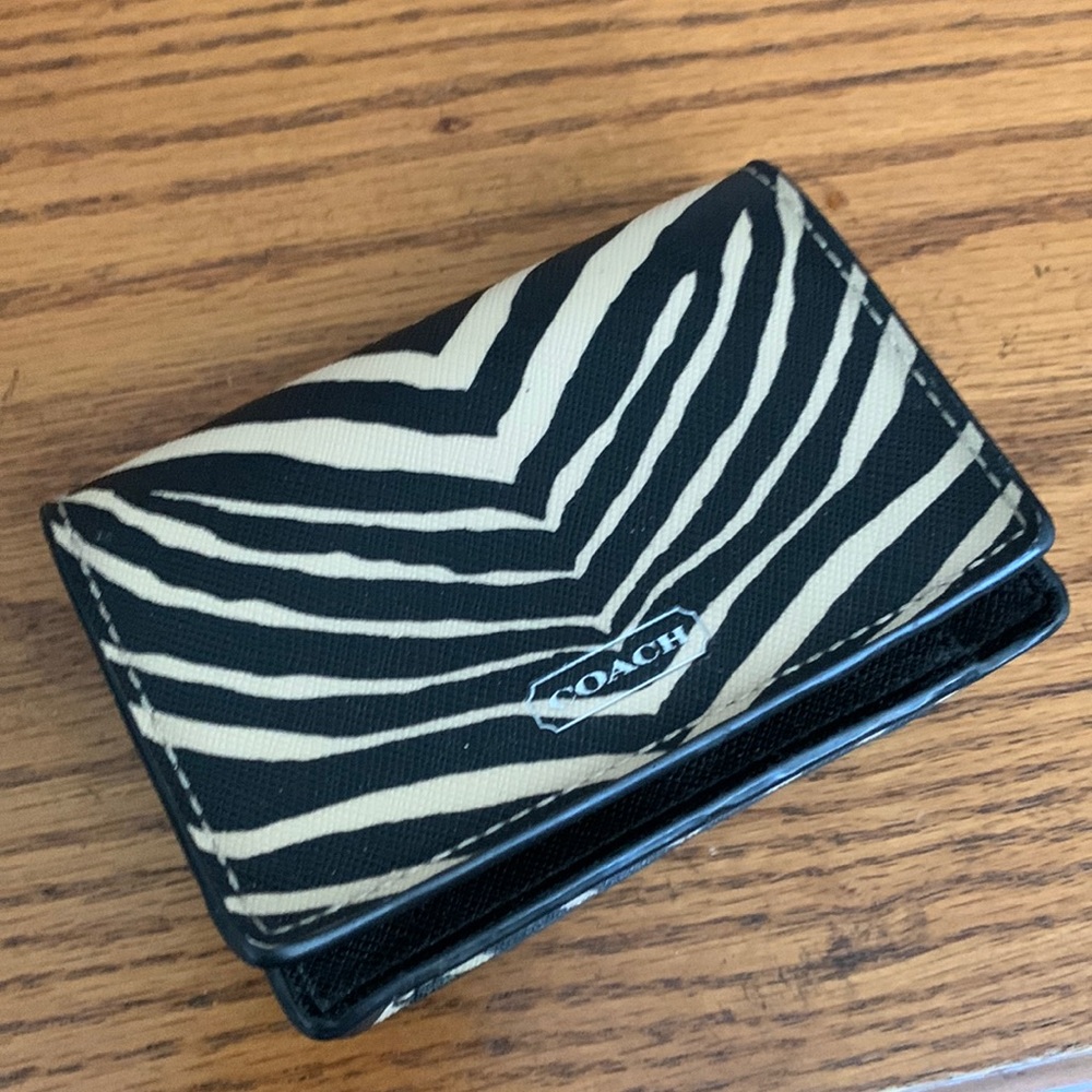 Coach wallet card holder